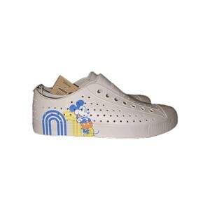 Native Disney Jefferson Shoes Mickey Mouse White Mens 8/Womens 10 Unisex